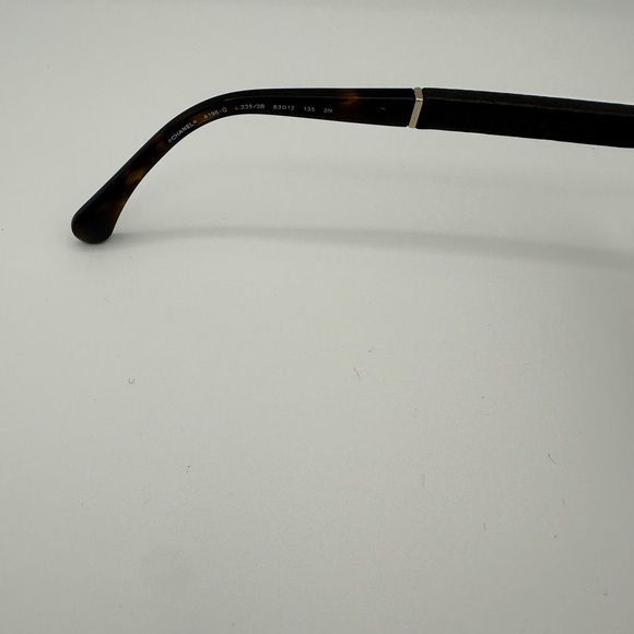 CHANEL 4196-Q Gold & Brown Quilted Pilot Sunglasses - Picture 4 of 7